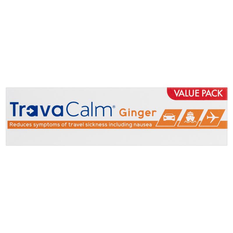 Travacalm Ginger Tablets - 30 Count for Natural Relief
