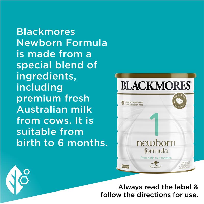 Blackmores Newborn Formula 900g - Essential Nutrition for Infants from Birth to 6 Months