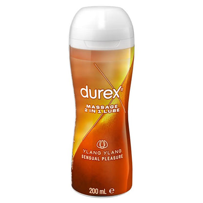 Durex Play 2 in 1 Sensual Massage Lubricant 200ml with Ylang Ylang