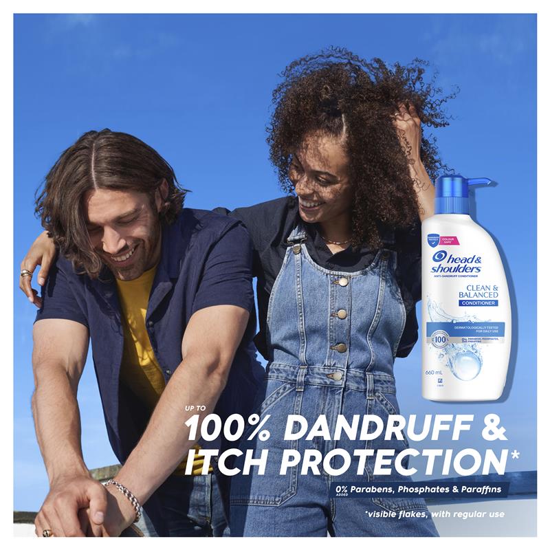 Head & Shoulders Clean & Balanced Conditioner 660ml