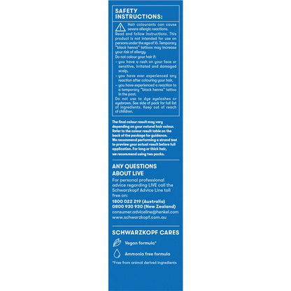 Schwarzkopf LIVE Colour Deep Black Semi Permanent 75ml