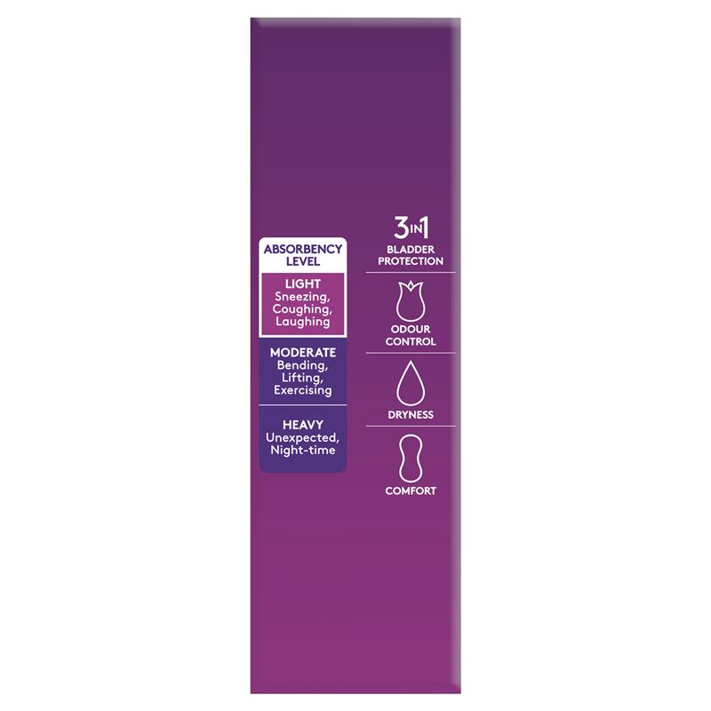 Poise Extra Long Liners - 22 Pack for Ultimate Bladder Protection