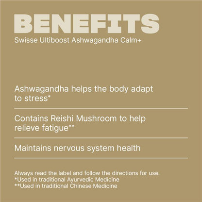 Swisse Ultiboost Ashwagandha Calm+ 60 Pack