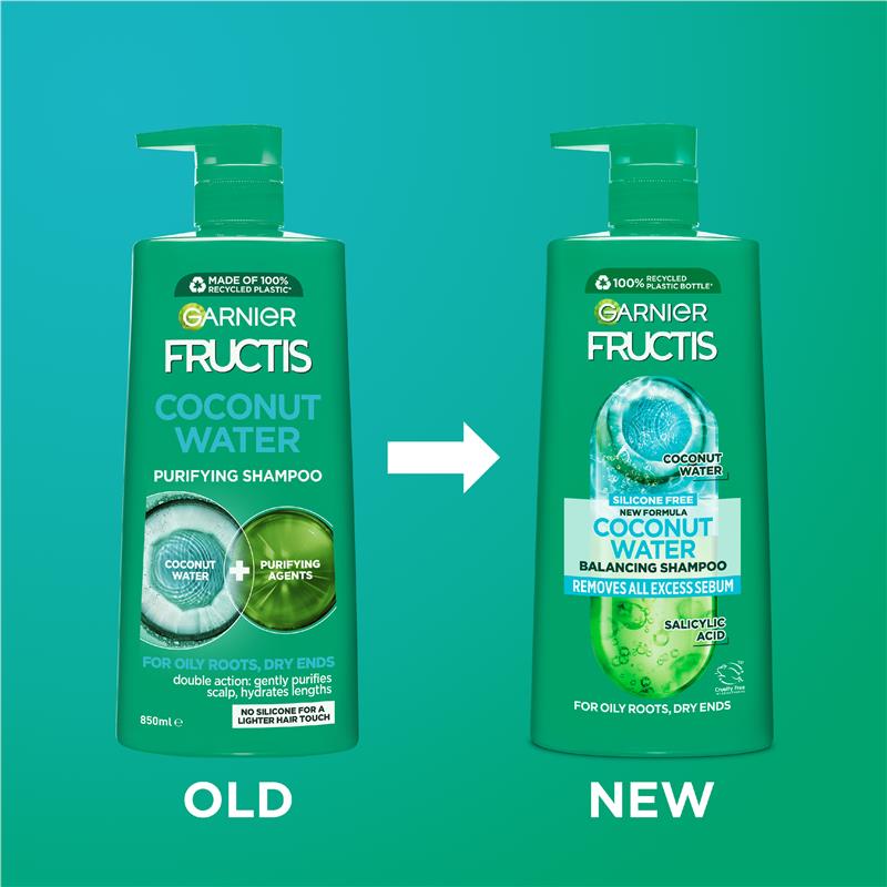 Garnier Fructis Coconut Water Shampoo 850ml