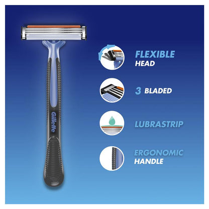 Gillette Blue III Disposable Razors - 10 Pack