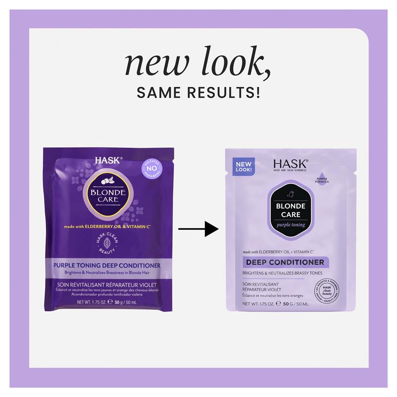 Hask Blonde Care Purple Deep Conditioner 50g Sachet