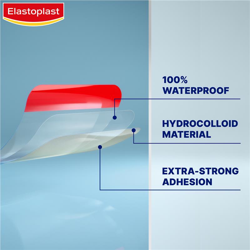 Elastoplast Second Skin Protection Strips XL - 6cm x 7cm (3 Pack)