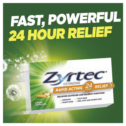 Zyrtec Liquid Capsules - 10 Count