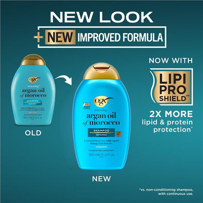 Ogx Renewing + Repairing & Shine Argan Oil of Morocco Shampoo For Dry & Damaged Hair 385mL
