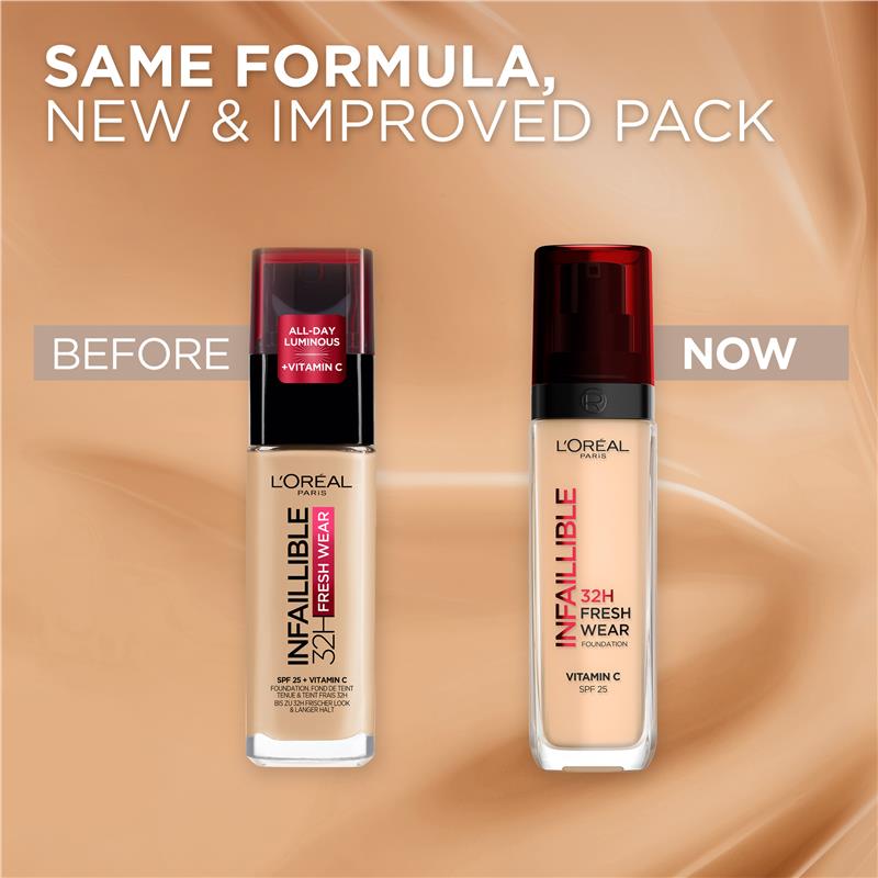 L'Oreal Paris Infallible 32H Freshwear Foundation 125