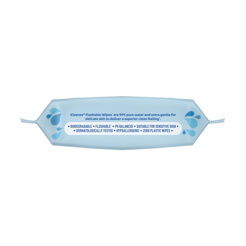 Kleenex Flushable Wipes Fragrance Free 36 Wipes