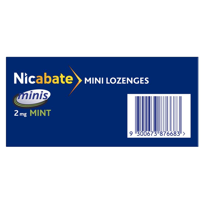 Nicabate Minis 2mg 120 Lozenges - Effective Stop Smoking Aid