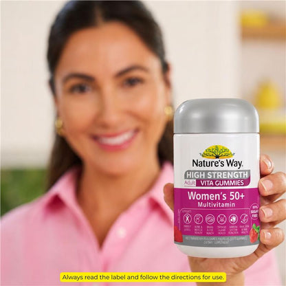 Nature's Way Adult Vita Gummies High Strength 50+ Womens Multi 60 Gummies