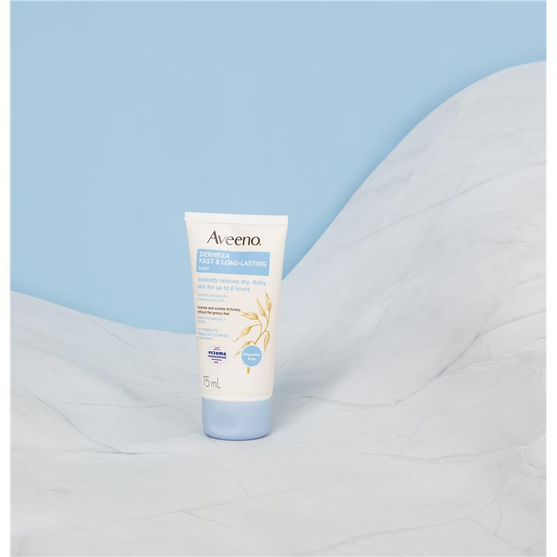 Aveeno Dermexa Fast Long Lasting Balm - Fragrance Free - 75ml