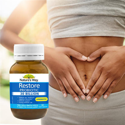 Nature's Way Restore Probiotic 30 Billion 30 Capsules