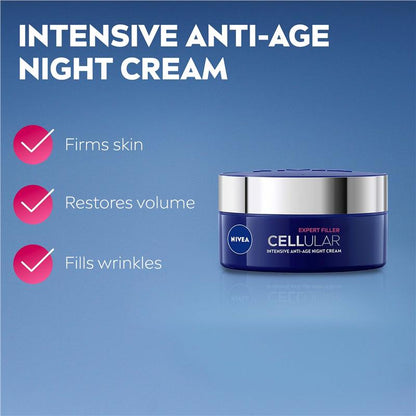 NIVEA Cellular Expert Filler Intensive Anti-Age Night Cream 50ml