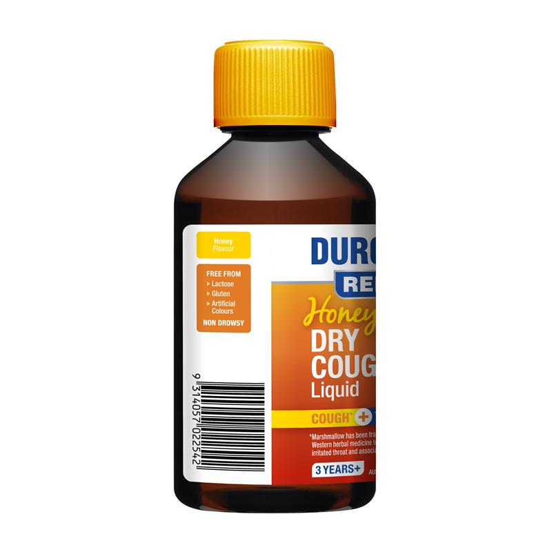 Durotuss Relief + Honey Dry Cough Liquid - 200ml