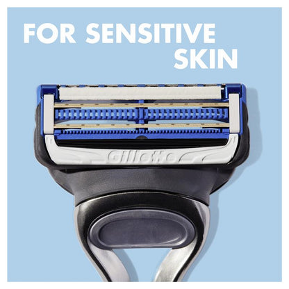Gillette SkinGuard Power Razor + 1 Sensitive Blade Refills