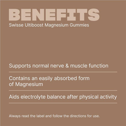 Swisse Ultiboost Magnesium Gummies 60 Pack