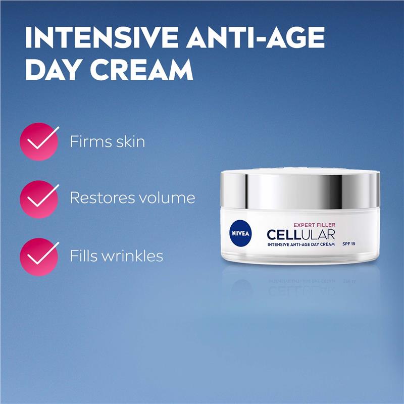 NIVEA Cellular Expert Filler Intensive Anti-Age Day Cream SPF 15 50ml
