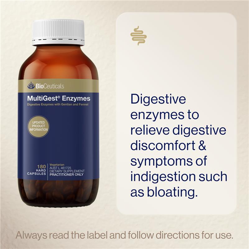 BioCeuticals MultiGest® Enzymes 180 Capsules