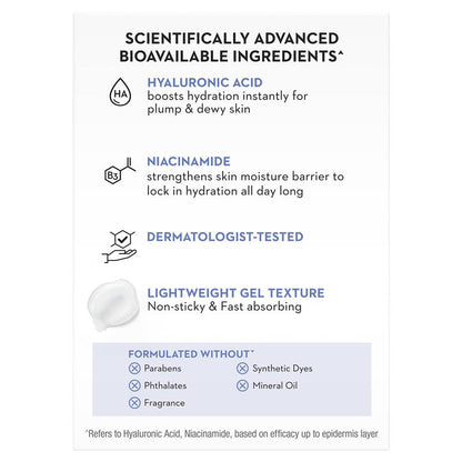 Olay Luminous Hyaluron + Niacinamide Gel Moisturiser 50g