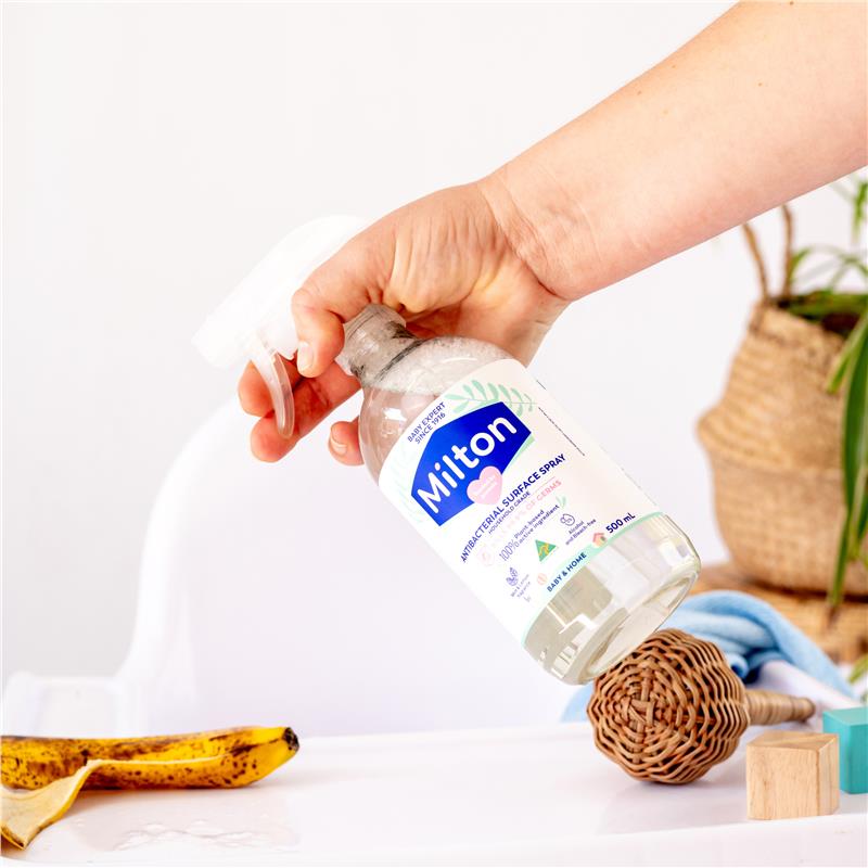 Milton Antibacterial Surface Spray 500ml - 100% Plant-Based Germ Protection