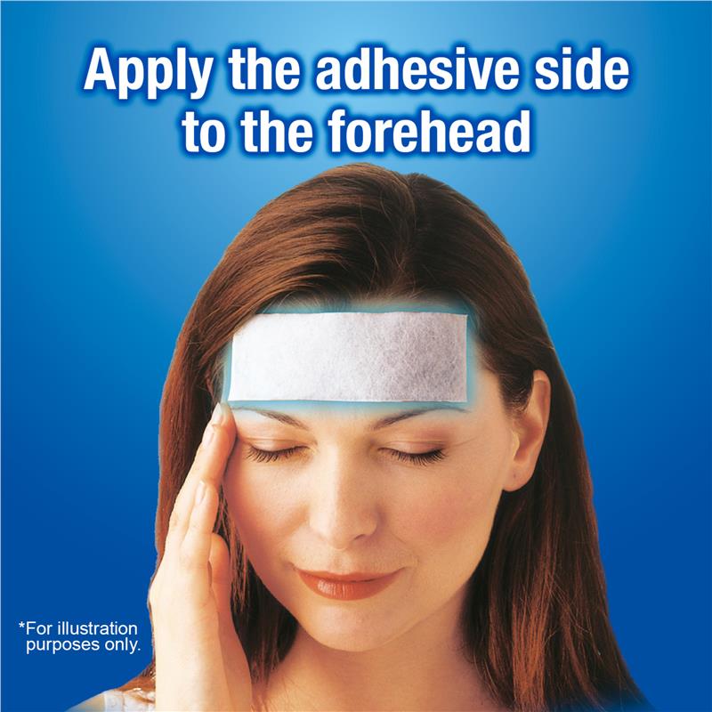 Kool n Soothe Migraine Relief 2 Sheets - Instant Cooling Comfort