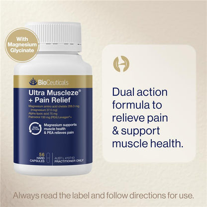 Bioceuticals Ultra Muscleze Pain Relief 56 Capsules