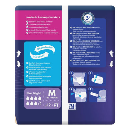 TENA Protect+ Plus Night Incontinence Pants Medium 12-Pants