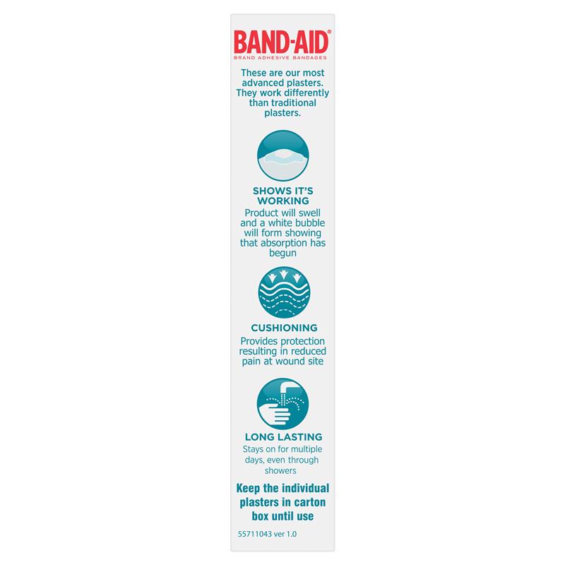 Band-Aid Advanced Healing Hydro Seal Blister Block, Size 4, 4-Pack