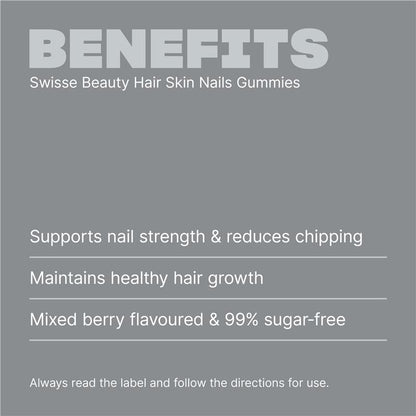 Swisse Beauty Hair Skin Nails Gummies 50 Pack