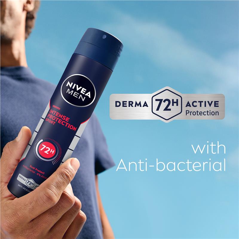 NIVEA MEN Deodorant Aerosol Intense Protection Sport 250ml