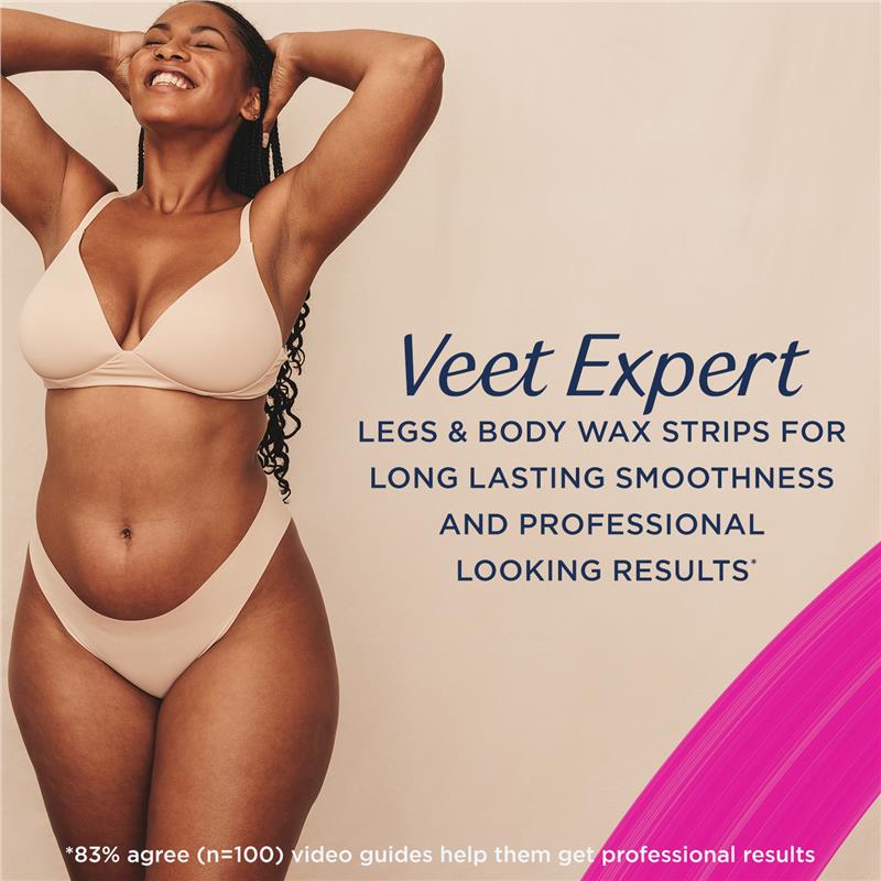 Veet Expert Cold Wax Leg & Body 20 Pack