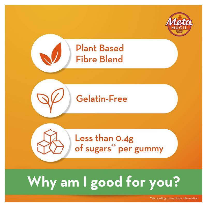Metamucil Fibre Gummies 120 Pack