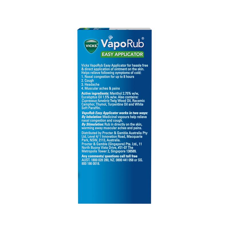 Vicks VapoRub Easy Applicator Vaporising Ointment 35g