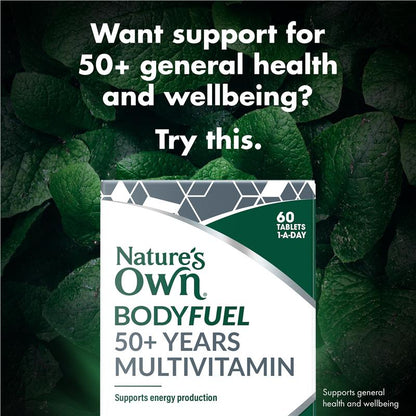 Nature's Own Bodyfuel 50+ Multivitamin 60 Tablets