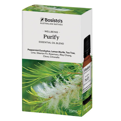 Bosisto's Native Purify Oil 15ml - Essential Oil Blend with Australian Botanicals