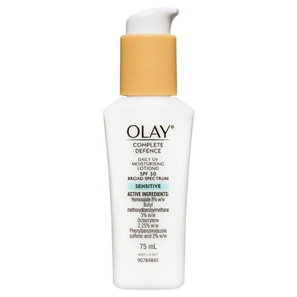 Olay Complete Defence Daily UV Moisturising Lotion SPF 30 75mL - Sensitive Skin Formula