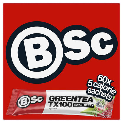 BSc Green Tea TX100 Super Berry 60 x 3g Serv
