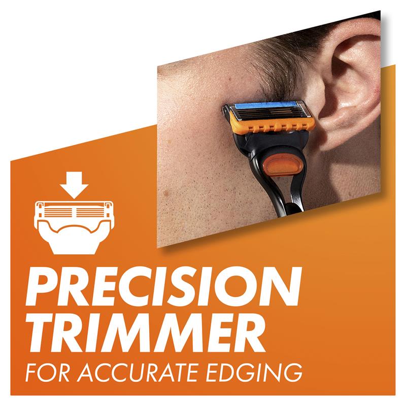 Gillette Fusion5 Power Razor Blade Refills -  4-Blade Precision Trimmer