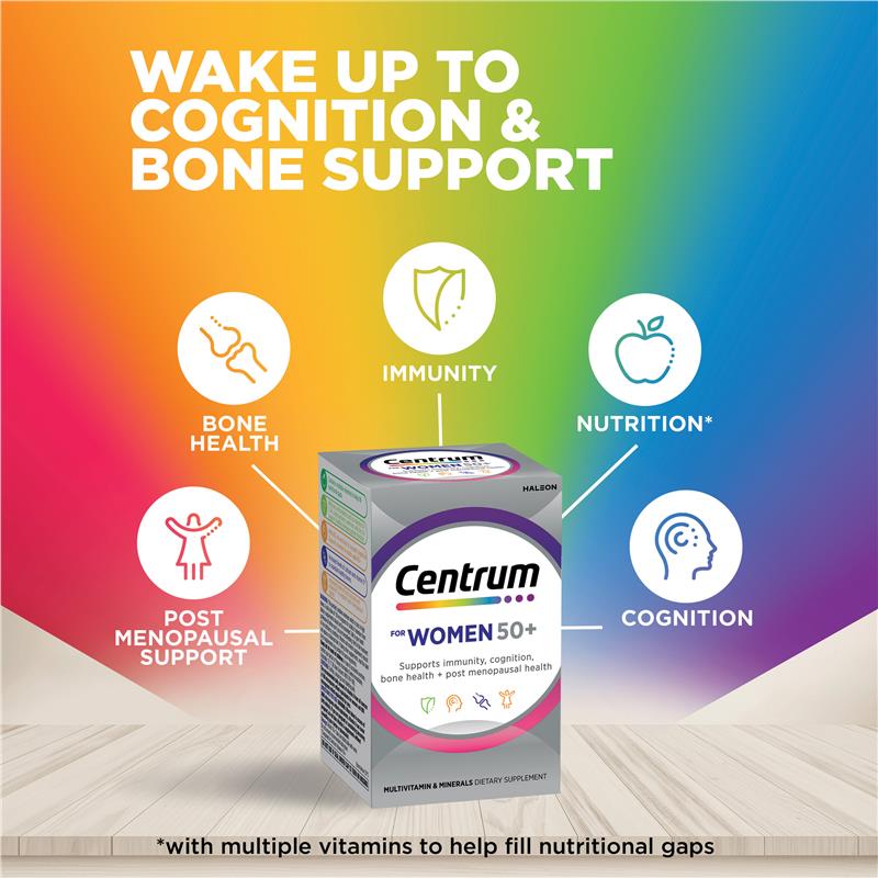 Centrum For Women 50+ 90 Tablets Exclusive Size