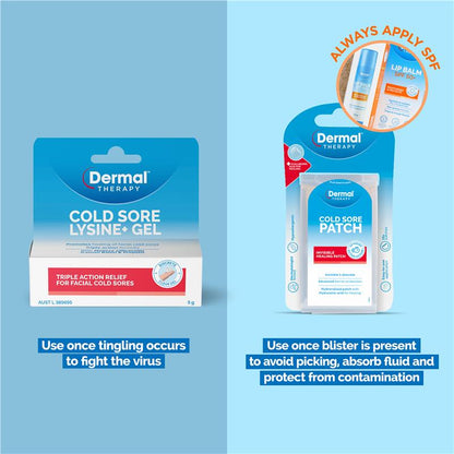 Dermal Therapy Cold Sore Lysine+ Gel 5g