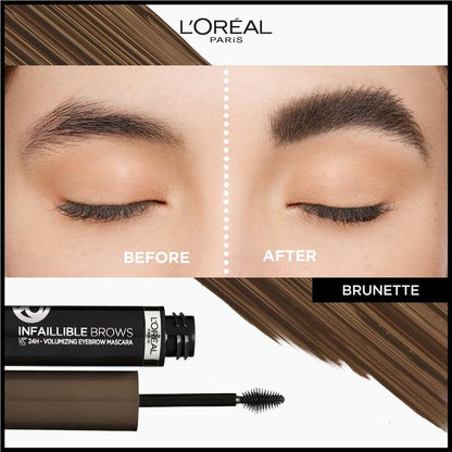 L'Oreal Paris Infallible Brows Volumizing Eyebrow Mascara 3.0 Brunette