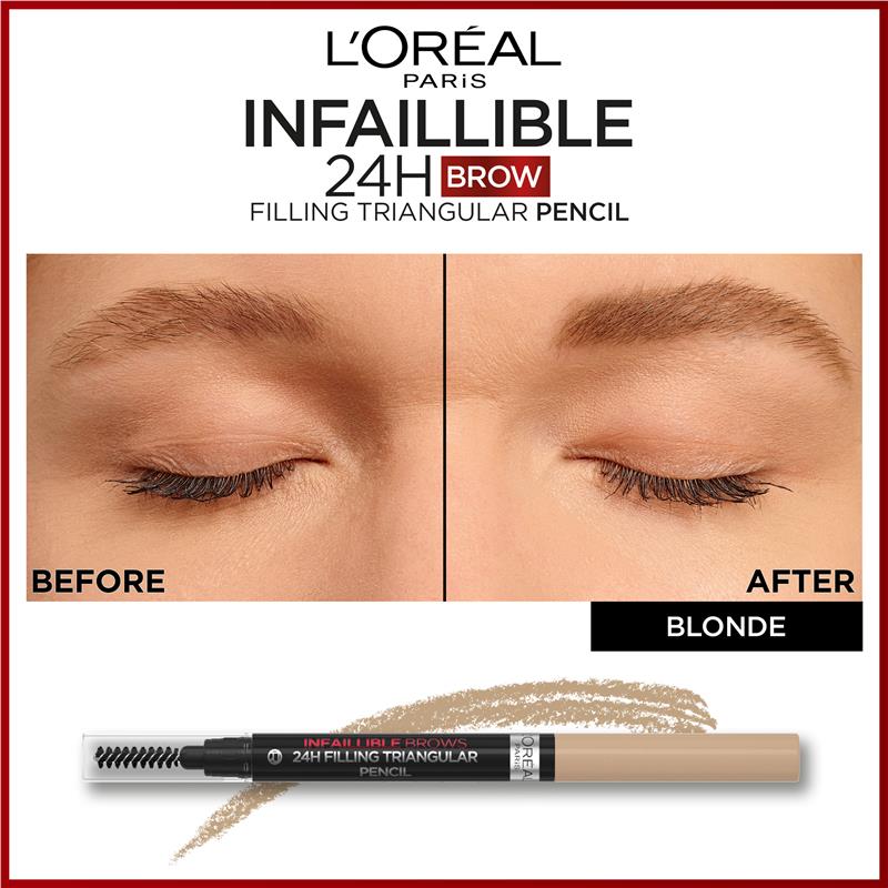 L'Oreal Paris Infallible Brows 24H Filling Triangular Pencil 7.0 Blonde
