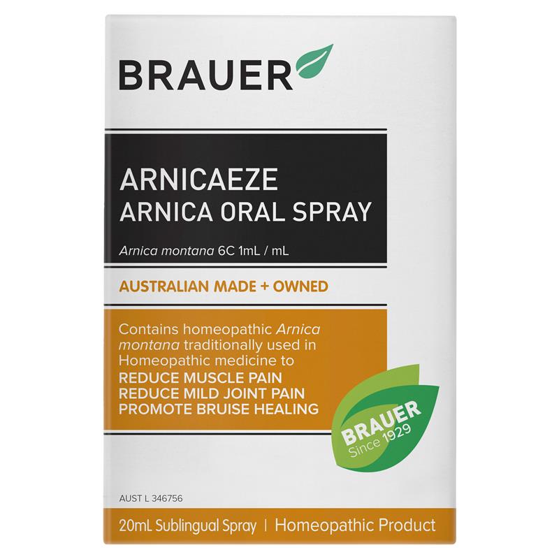 Brauer Arnicaeze Oral Spray 20ml - Fast Muscle Pain Relief