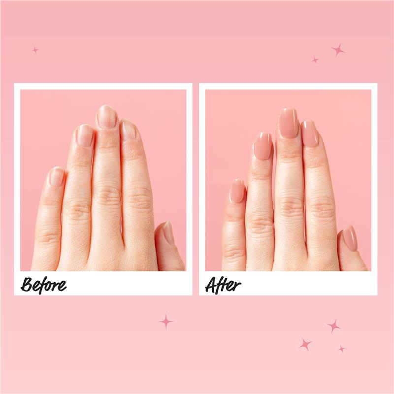 Glam By Manicare Glam Ready Pre-Glued Nails Rose Petal Jelly 30 Pieces