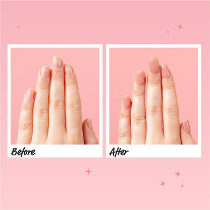 Glam By Manicare Glam Ready Pre-Glued Nails Rose Petal Jelly 30 Pieces