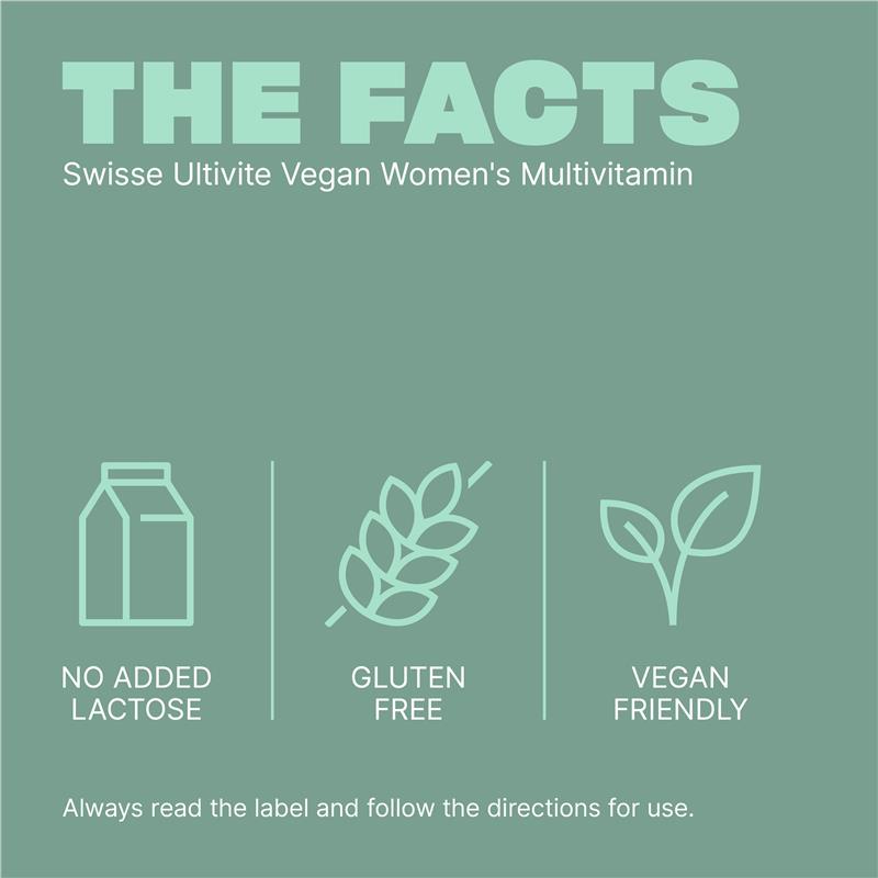 Swisse Vegan Womens Ultivite 60 Tablets