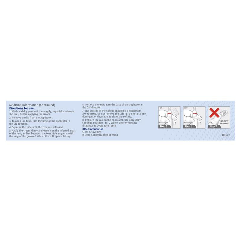 Canesten Once Daily Antifungal Athlete's Foot Cream 15g